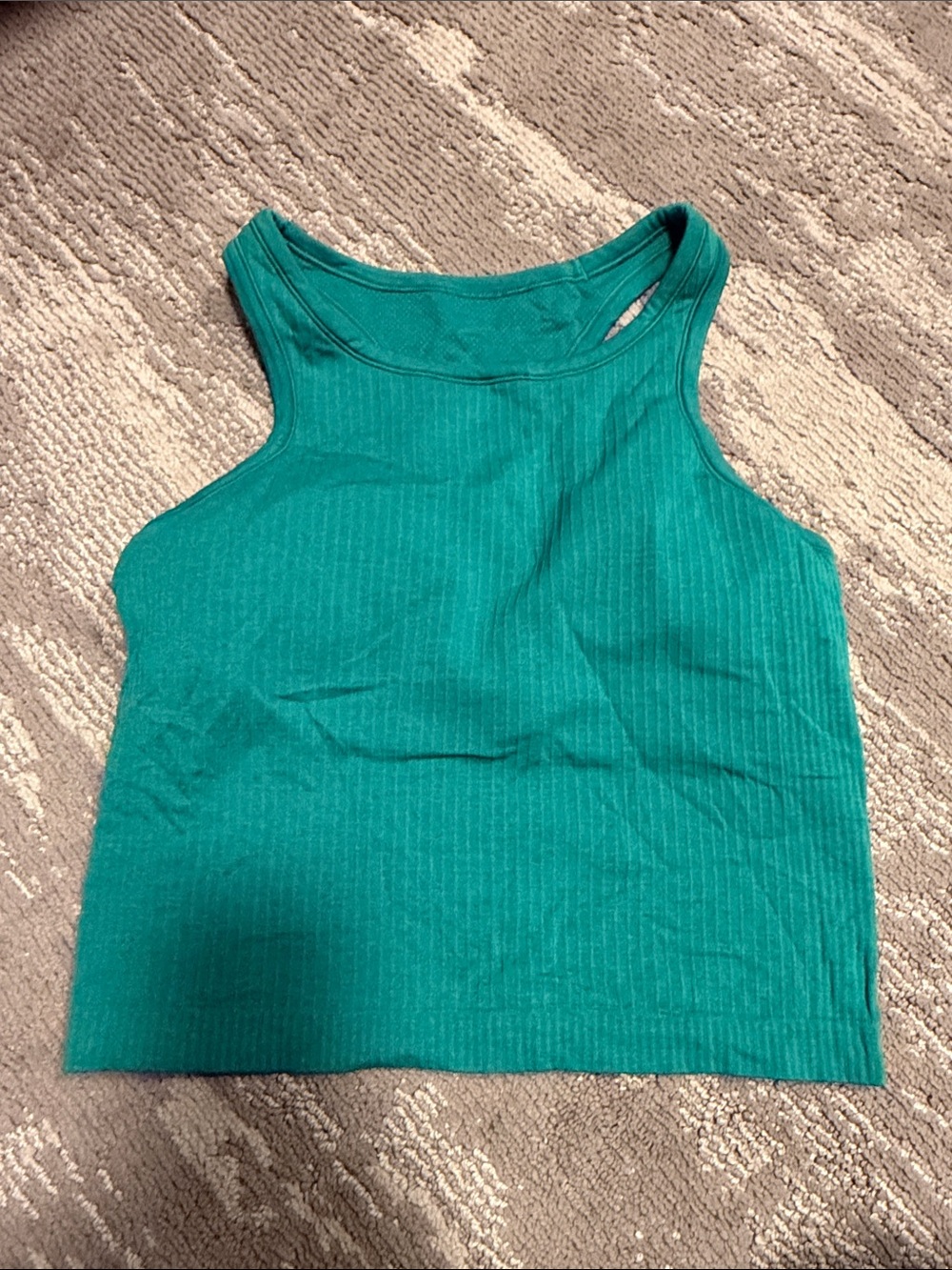 Women’s Ribbed Tank Top in green